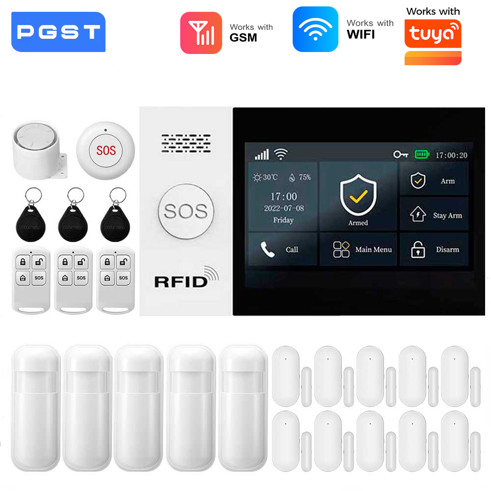 Home Security Ultimate - 2.4G WIFI Akıllı GSM Alarm Sistemi,