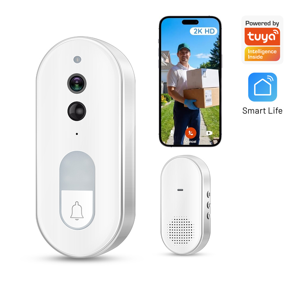 Home Yard Security Cameras - Tuya Akıllı Görüntülü Kapı Zili Kablosuz