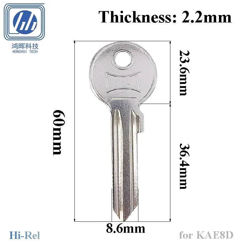 Home Security For Apartments - 5-100 Adet Kale KAE8D Boş Anahtar