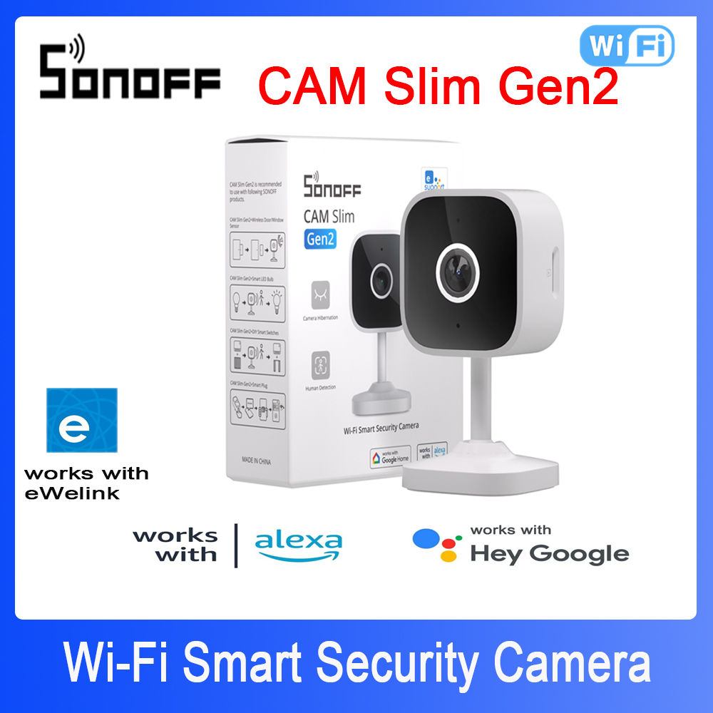 Home Security Video Cameras - SONOFF CAM İnce Gen2 WiFi Akıllı