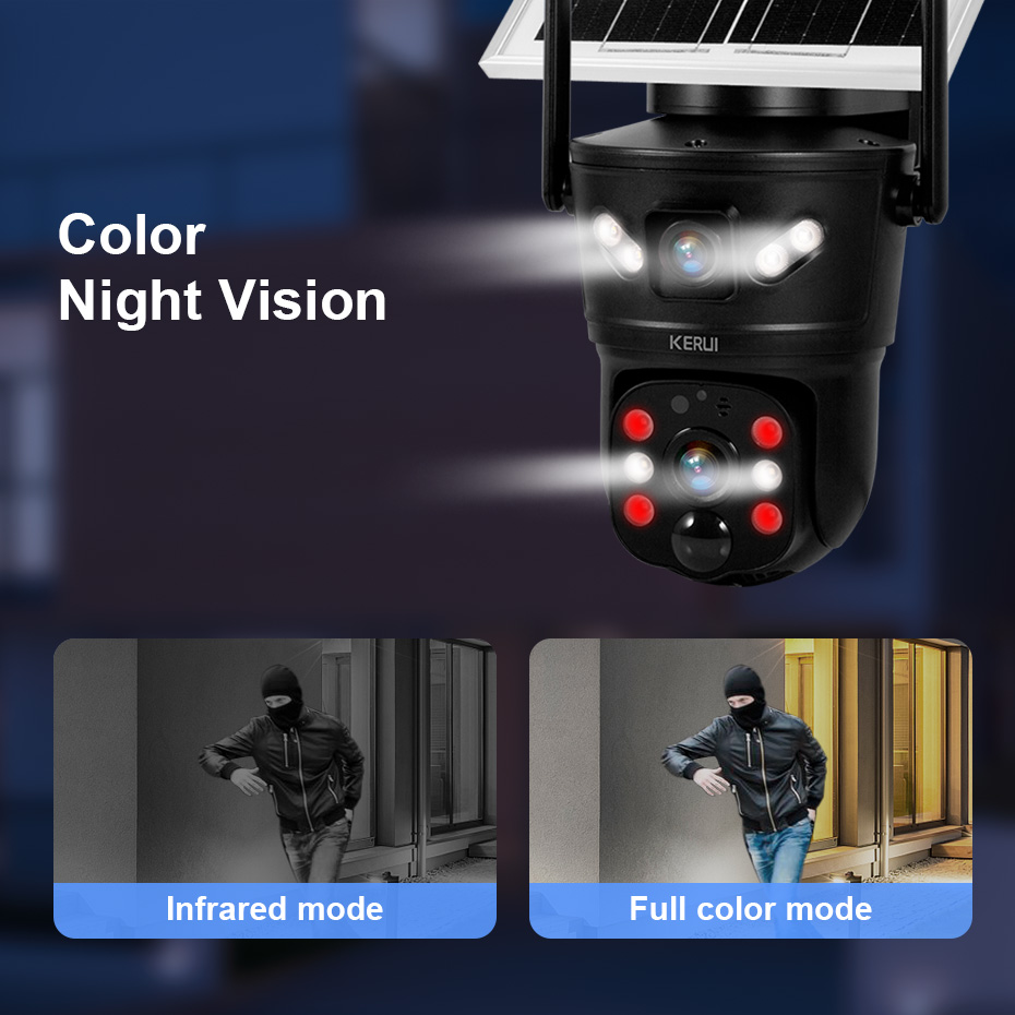 KERUI 6MP 4G SIM WiFi Güneş En - Home Security Video Cameras incelemesi ve fiyatı