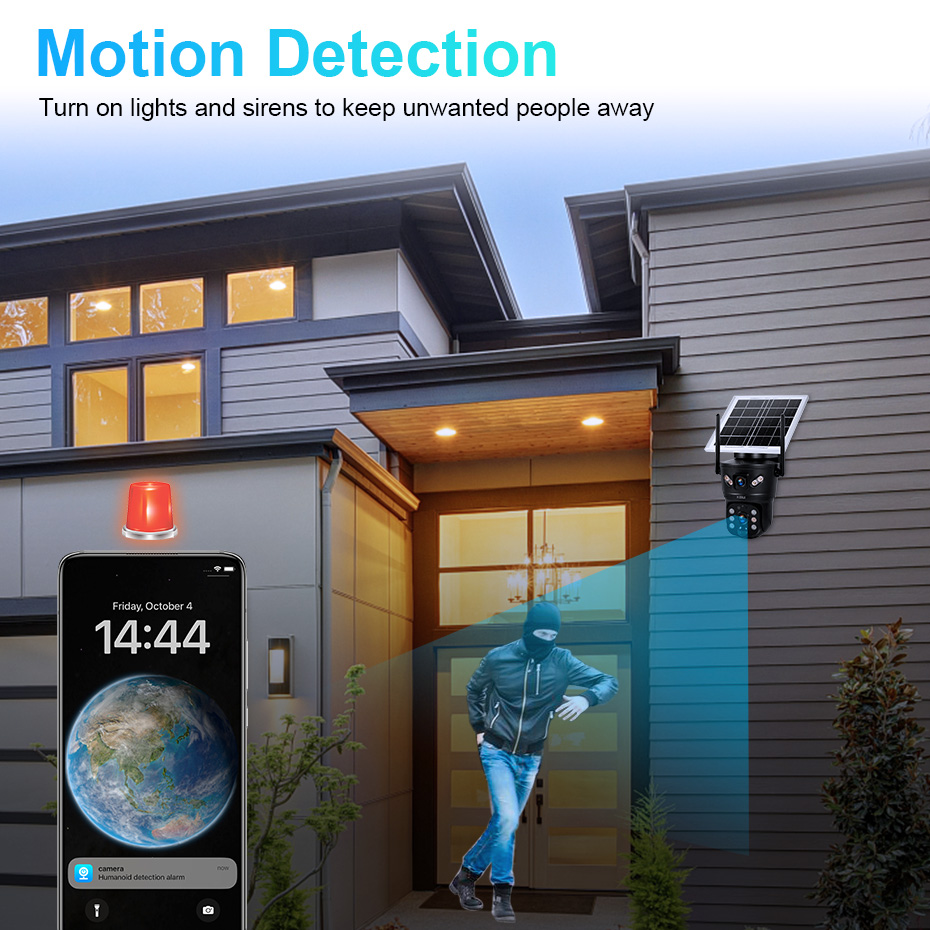 KERUI 6MP 4G SIM WiFi Güneş En - Home Security Video Cameras incelemesi ve fiyatı