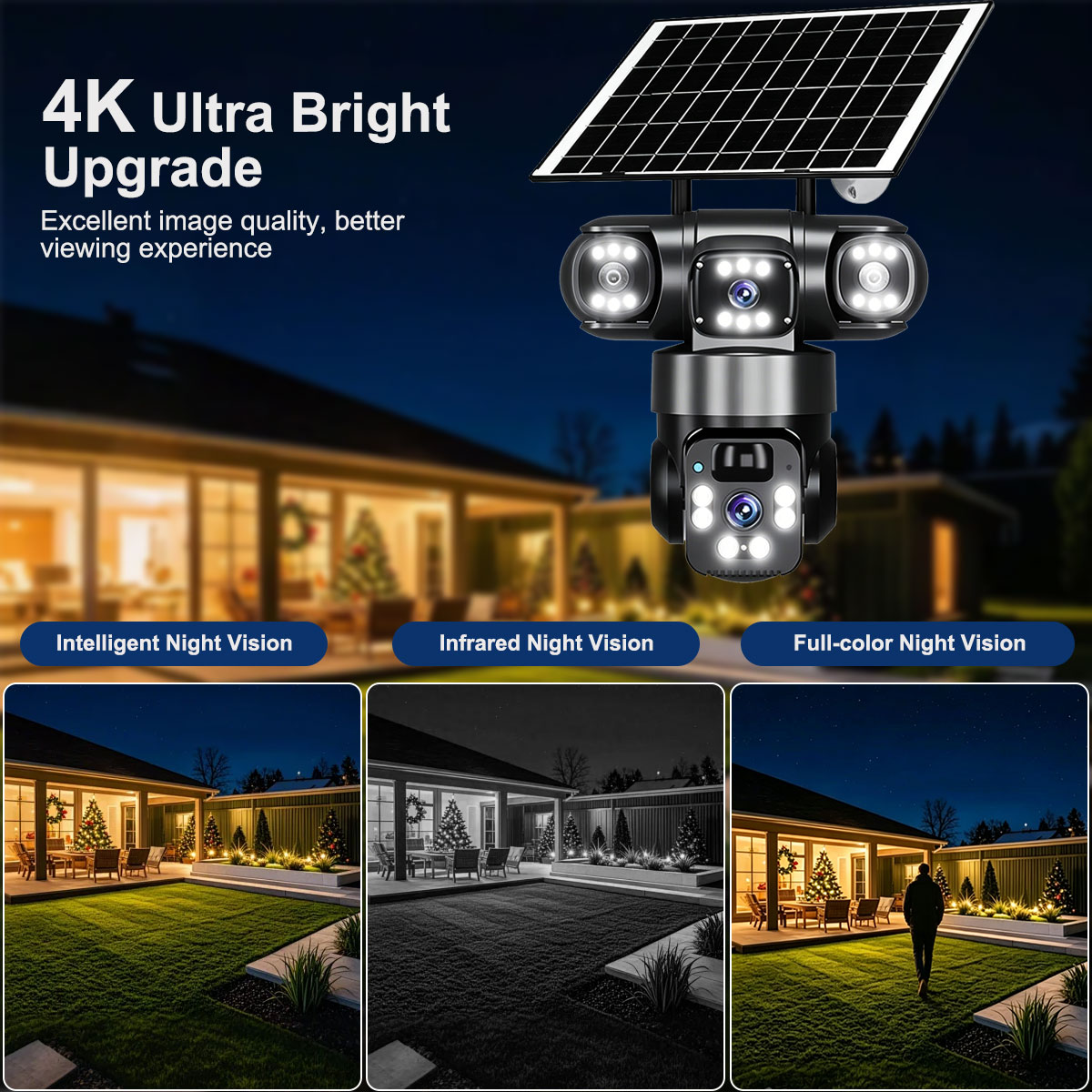 Yucutam güneş enerjili dış mek - Home Yard Security Cameras incelemesi ve fiyatı