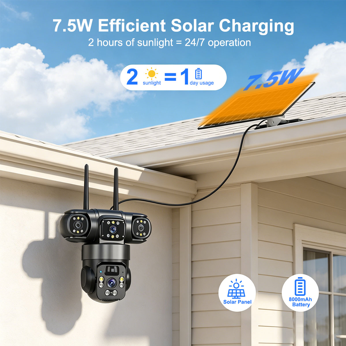 Yucutam güneş enerjili dış mek - Home Yard Security Cameras incelemesi ve fiyatı