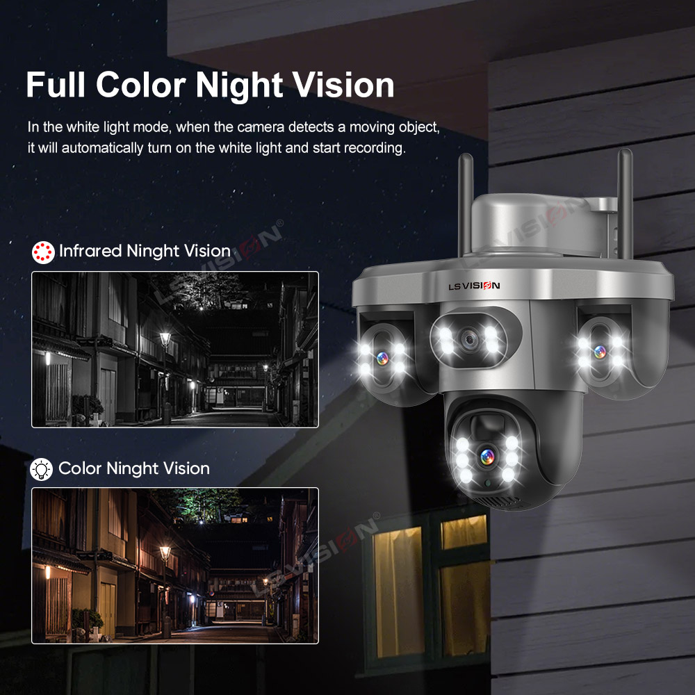 LS VISION Çoklu Lens 3 Ekran W - Home Yard Security Cameras incelemesi ve fiyatı