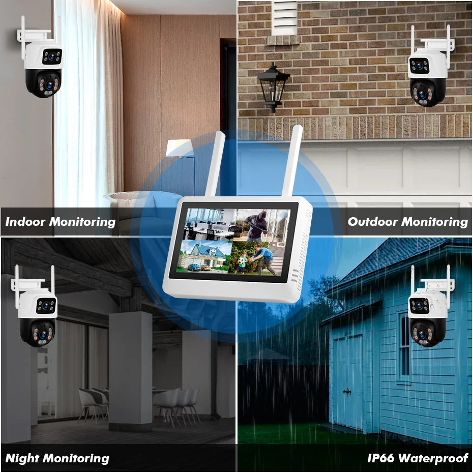 FUERS 8CH Kablosuz NVR Güvenli - Home Security Video incelemesi ve fiyatı