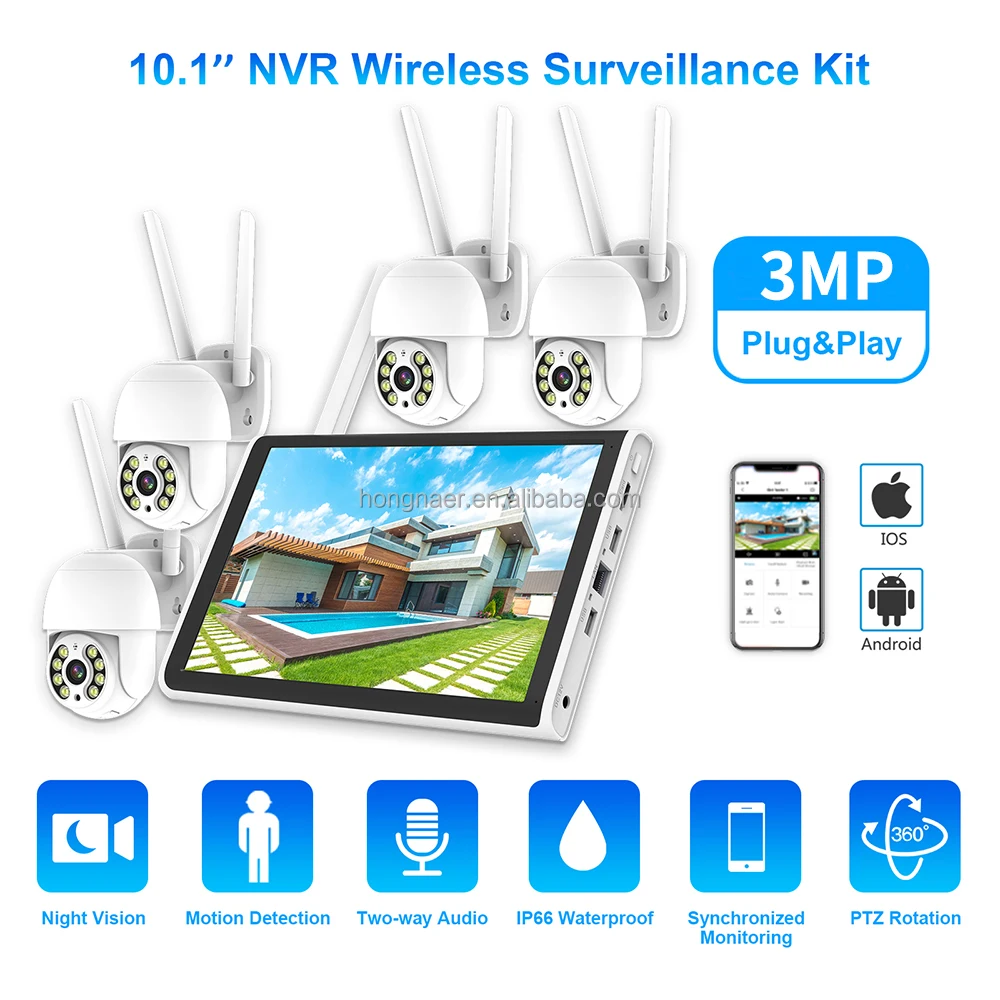 2026 Hongnaer 3MP 4 Kanallı Wi - Home Security Video Cameras incelemesi ve fiyatı