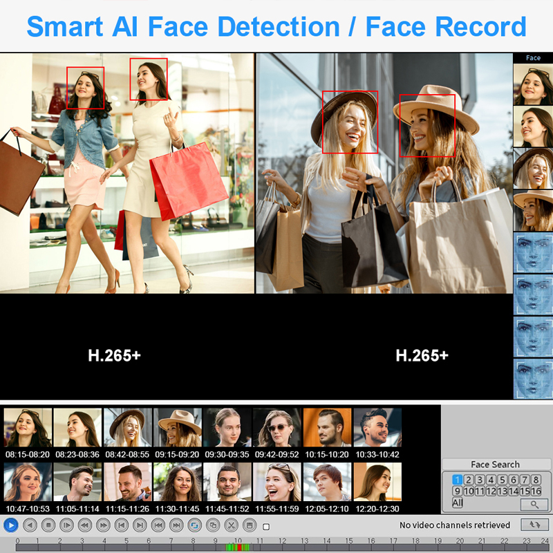 Smar 4CH 8CH AHD DVR 5'i 1 Ara - Home Security Video incelemesi ve fiyatı