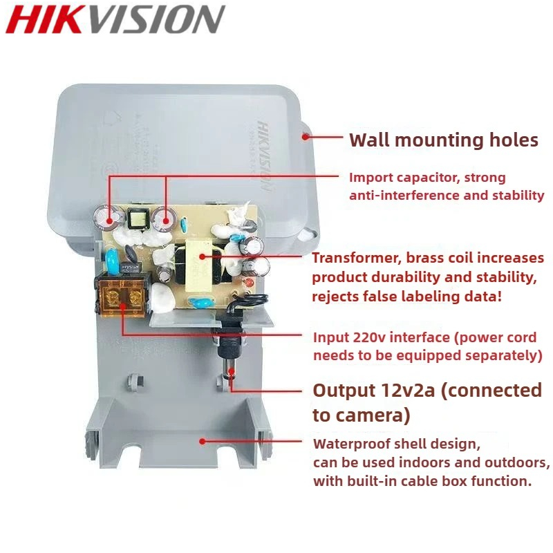 HIKVISION 12v 2A Kamera Gücü,  - Home Security Outdoor Cameras incelemesi ve fiyatı