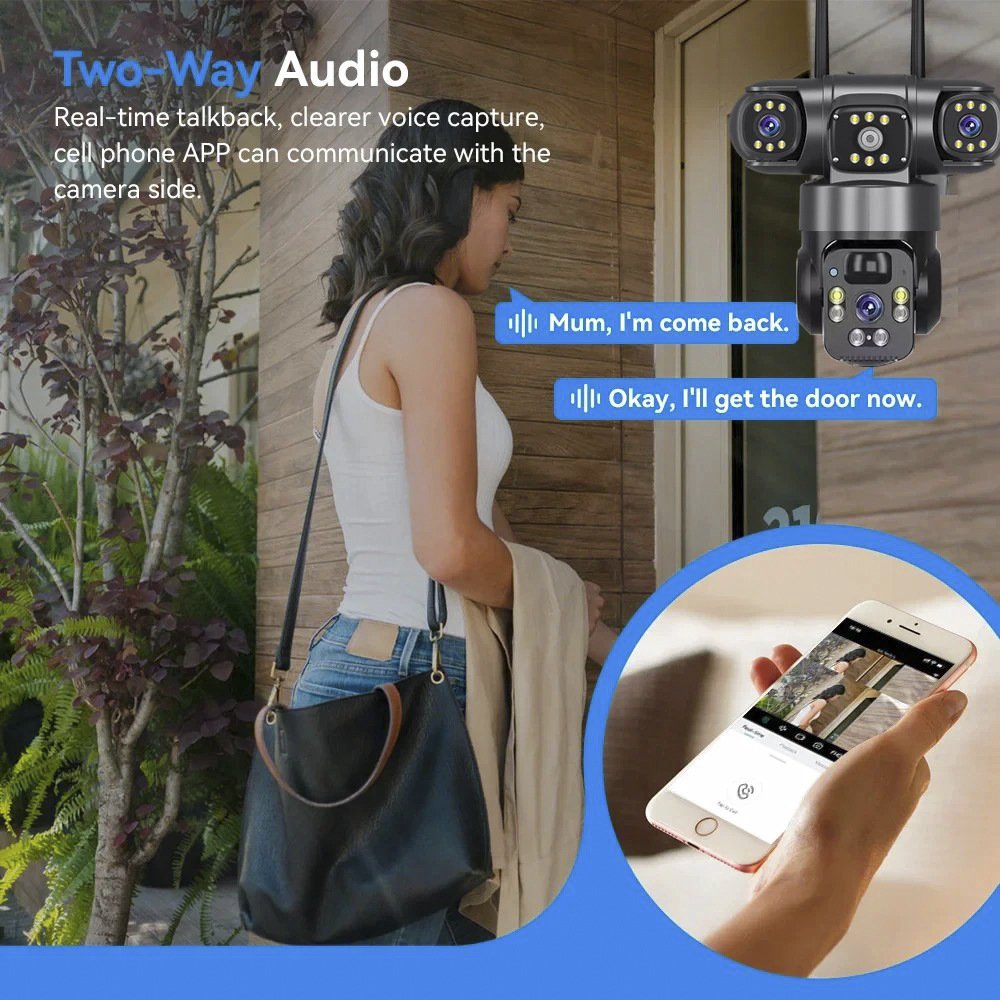 4G Güneş Enerjili Kamera Üç Le - Home Yard Security Cameras incelemesi ve fiyatı