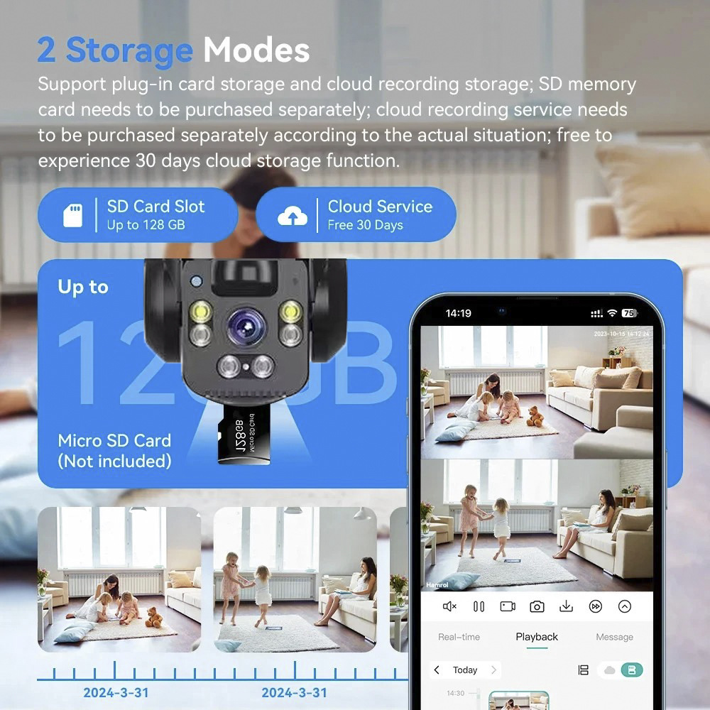 4G Güneş Enerjili Kamera Üç Le - Home Yard Security Cameras incelemesi ve fiyatı