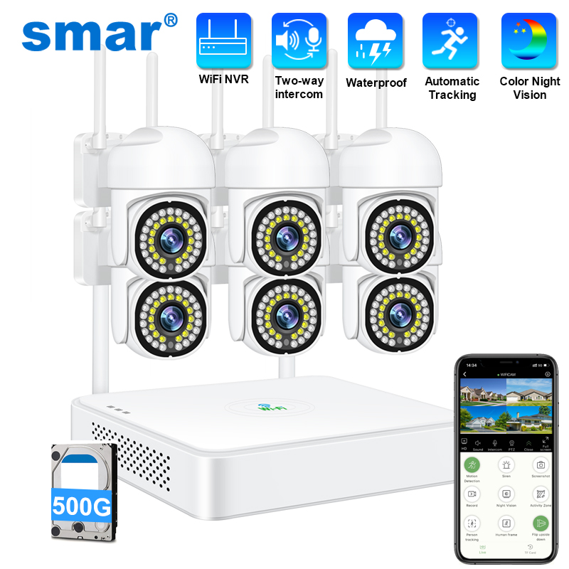 Smar 3MP Kablosuz CCTV Güvenli - Home Security Video Cameras incelemesi ve fiyatı